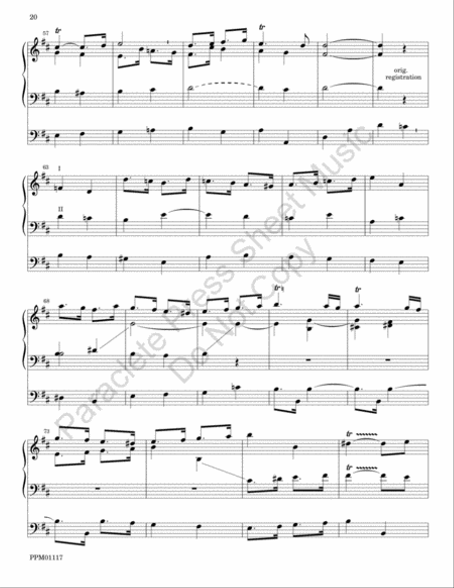 Tribute to Jeremiah Clarke Choir scores gallery preview page 21