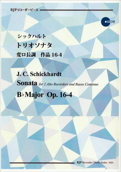 Trio Sonata B-flat Major, Op. 16-4 image number null