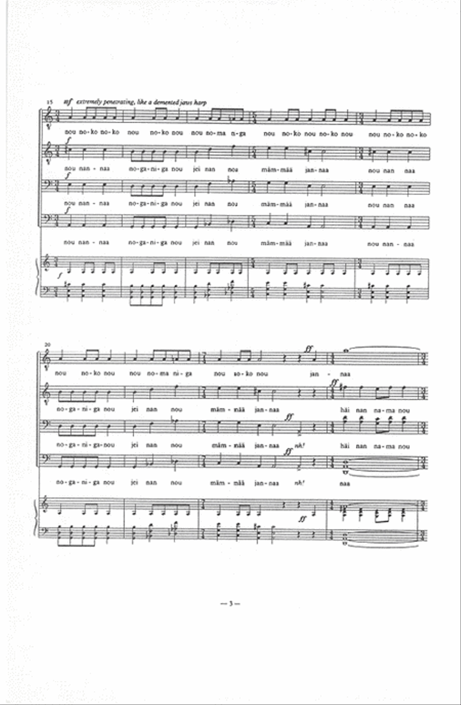 Pseudo-Yoik (TTBB) Pseudo-Yoik (TTBB) TTBB scores gallery preview page 4