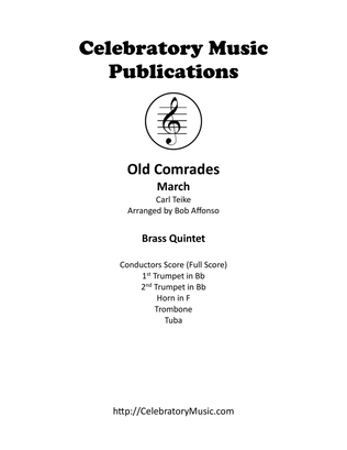 Book cover for Old Comrades March