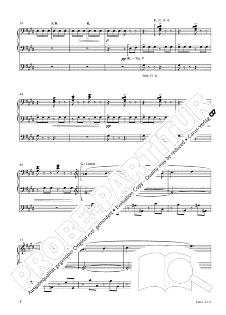 Danse (Tarantelle styrienne) Organ scores gallery preview page 9