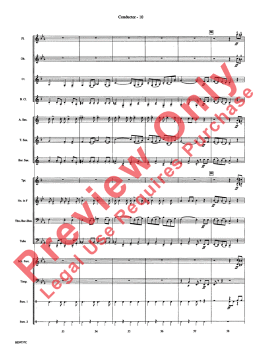 Sousa - The March King Sousa - The March King Concert Band scores gallery preview page 12