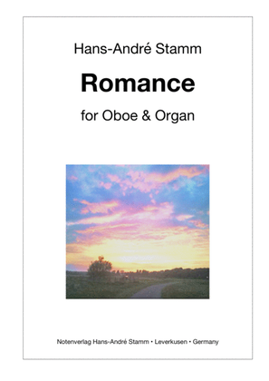 Book cover for Romance for oboe and organ