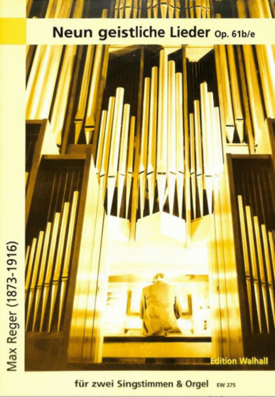 Neun geistliche Lieder op 61b/e Op. 61b/e Voice scores gallery preview page 1