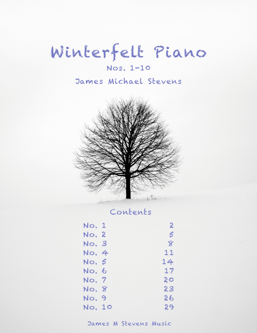 Winterfelt Piano, Nos. 1-10 Book image number null
