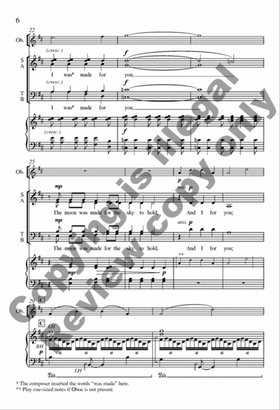 And I For You from For a Breath of Ecstasy 4-Part scores gallery preview page 6