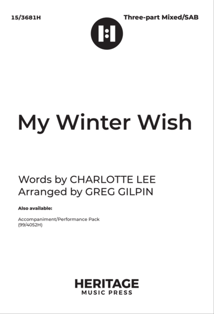 My Winter Wish My Winter Wish 3-Part scores gallery preview page 1