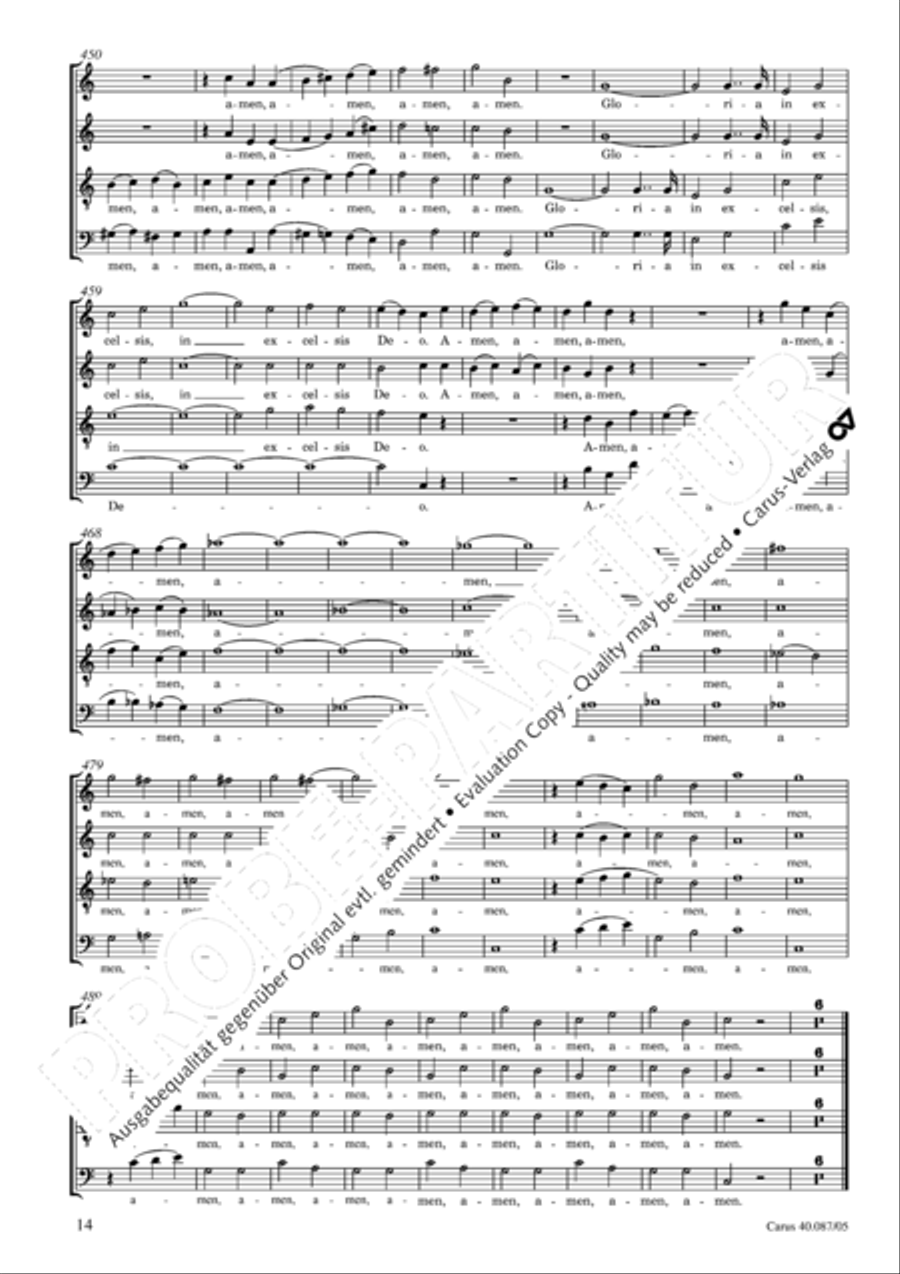 Messe solenelle in G 4-Part scores gallery preview page 15