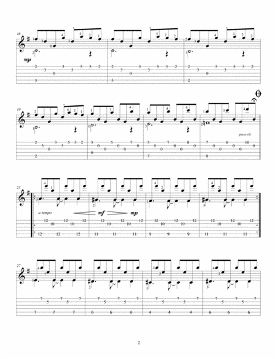 Despertar Despertar Guitar Solo scores gallery preview page 3