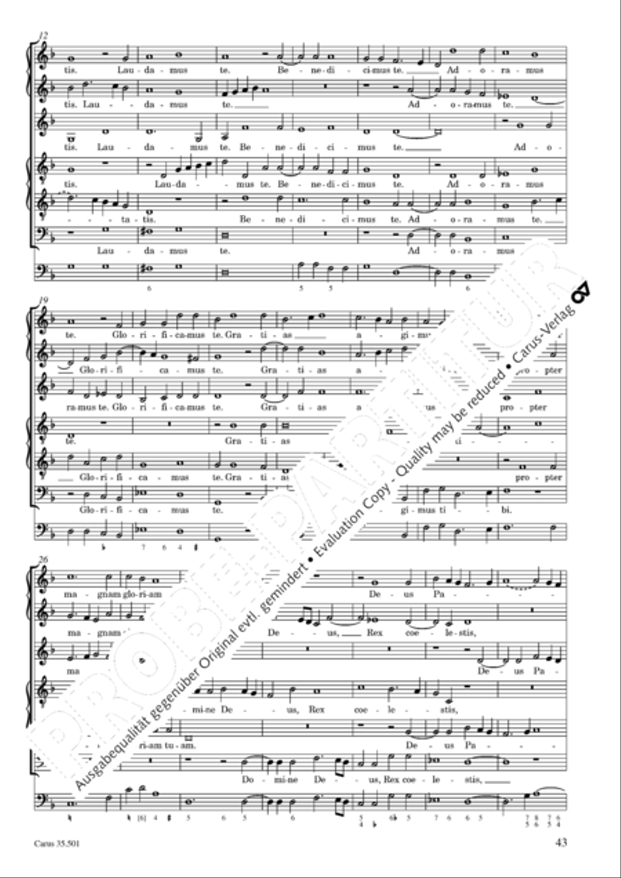 Palestrina: Masses and individual movements Score scores gallery preview page 58