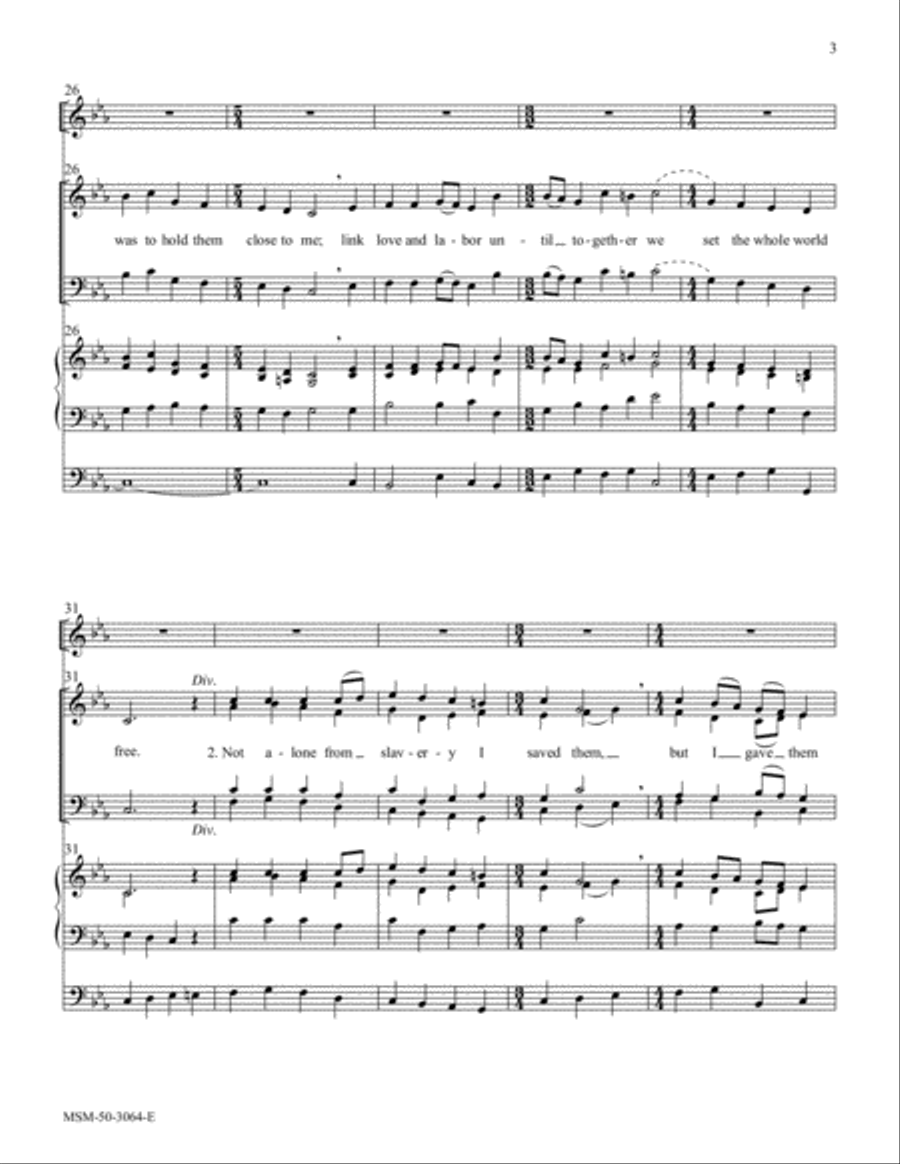 I Was Wed at Sinai I Was Wed at Sinai 4-Part scores gallery preview page 3