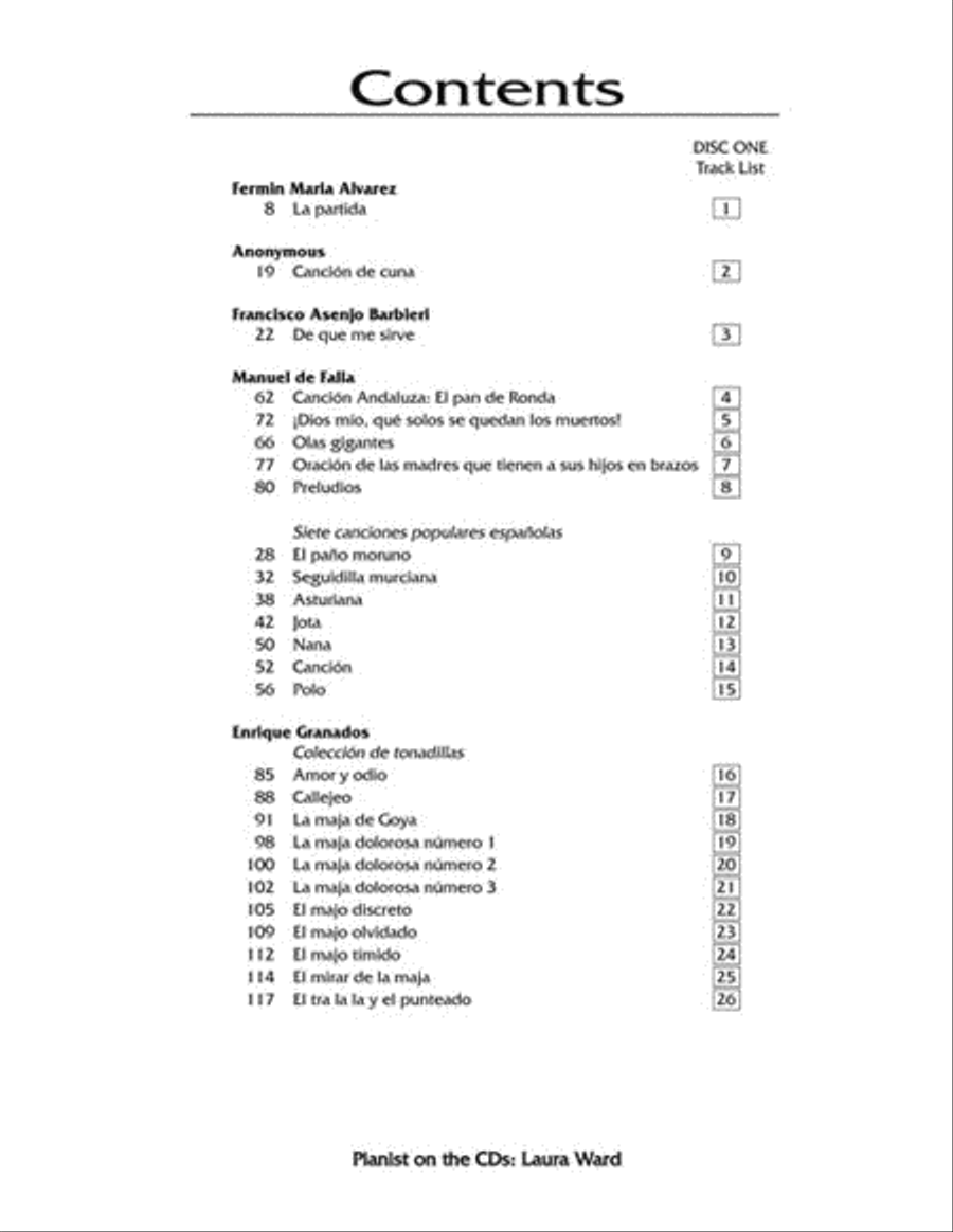 Anthology of Spanish Song High Voice scores gallery preview page 4