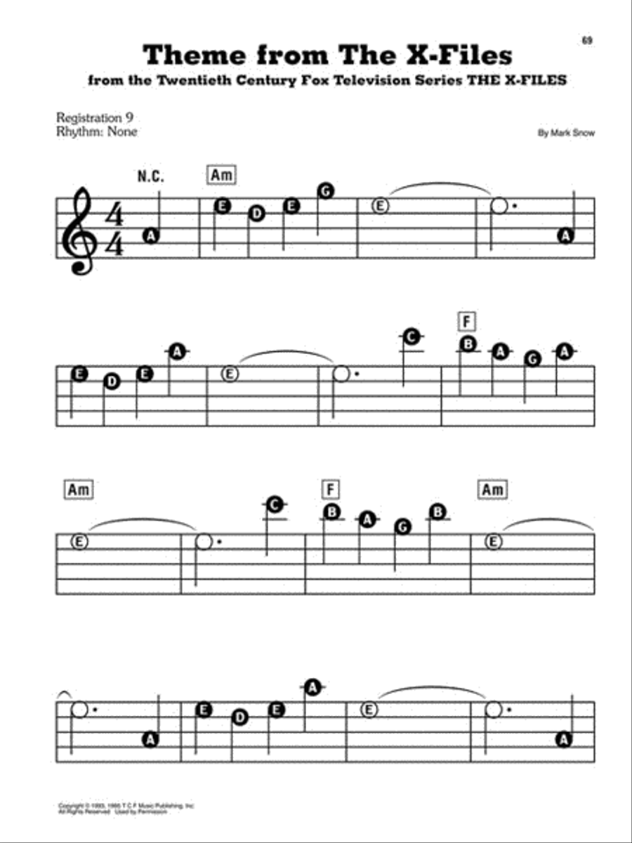 Halloween Halloween Electronic Keyboard scores gallery preview page 4