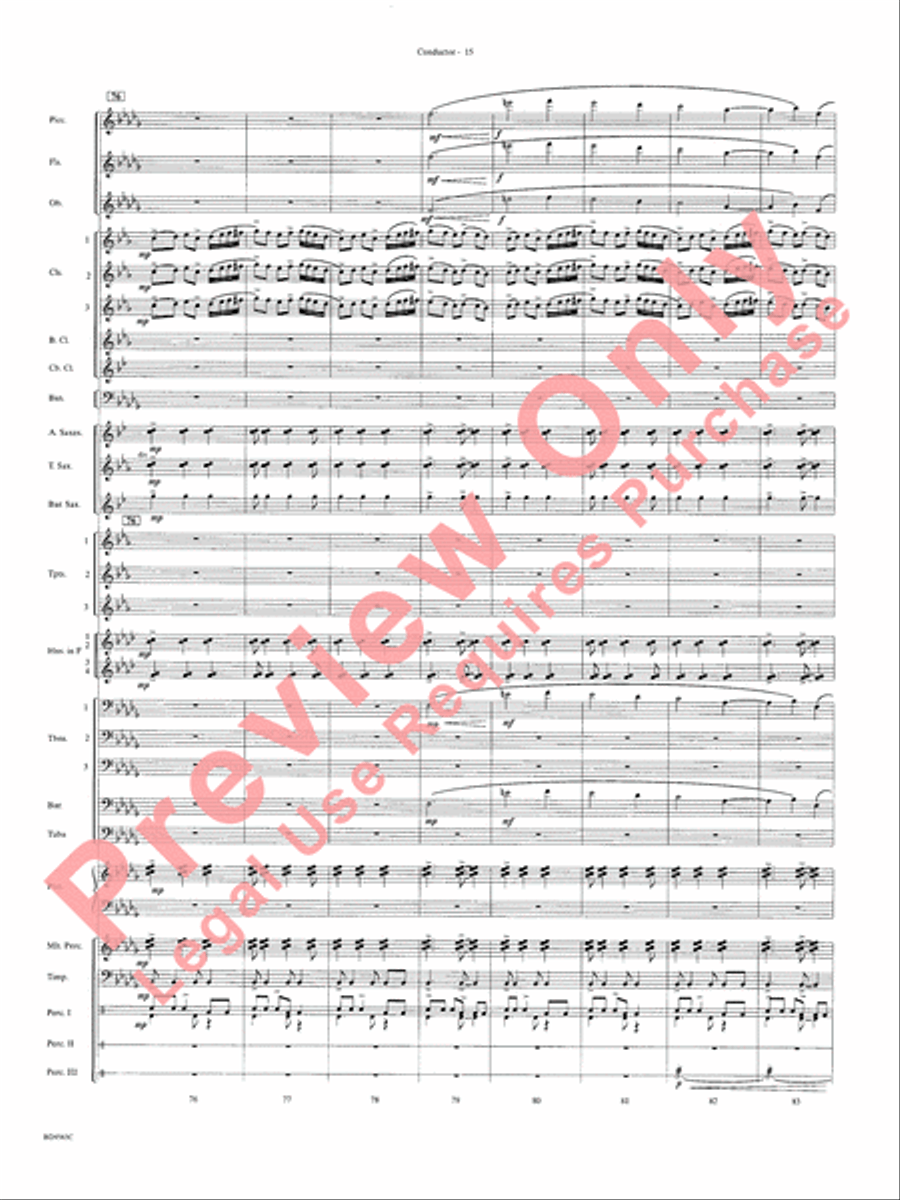 The Inferno The Inferno Concert Band scores gallery preview page 18