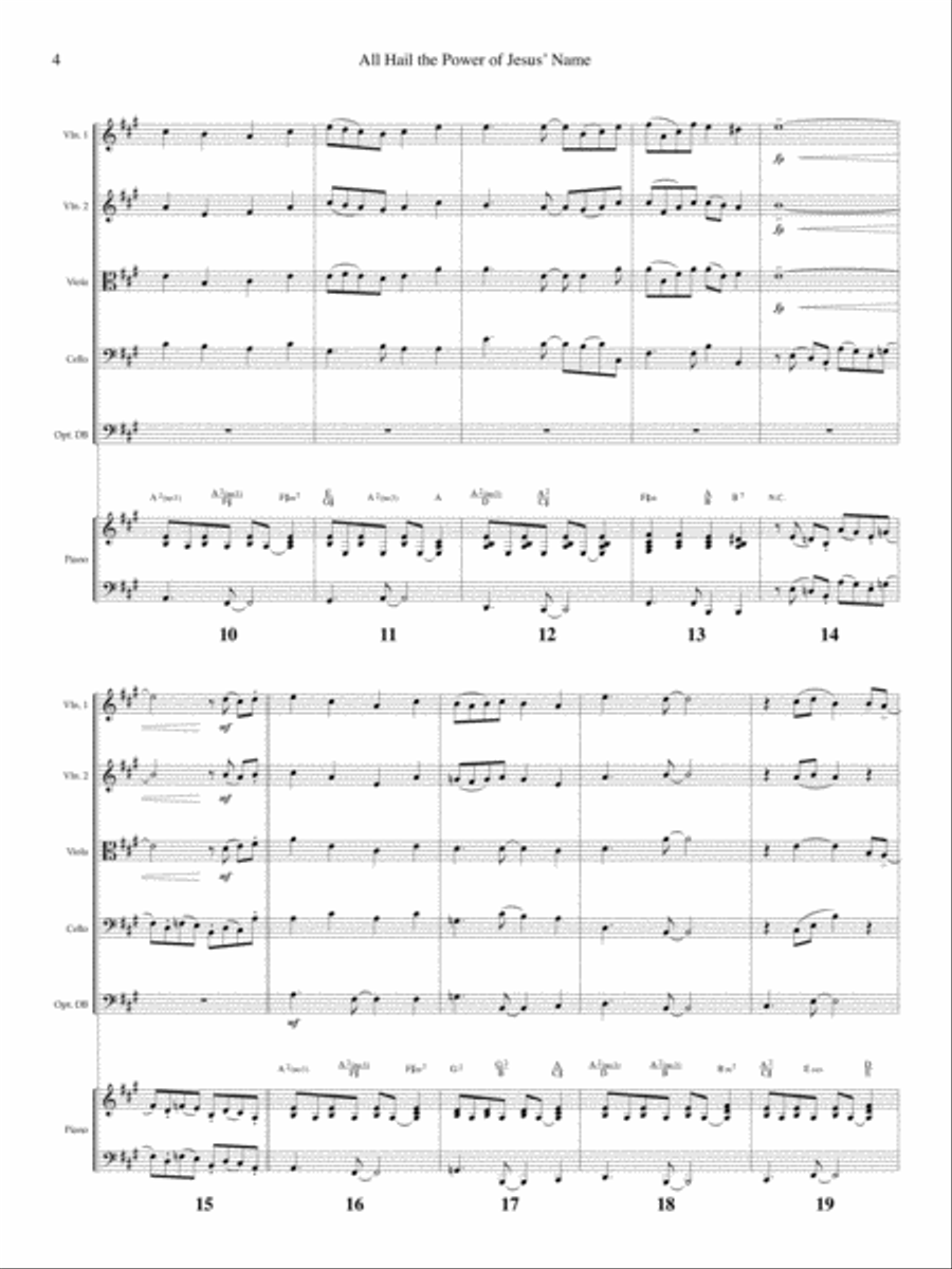 Creative Hymns for String Quartet, Vol. 3 String Quartet scores gallery preview page 3