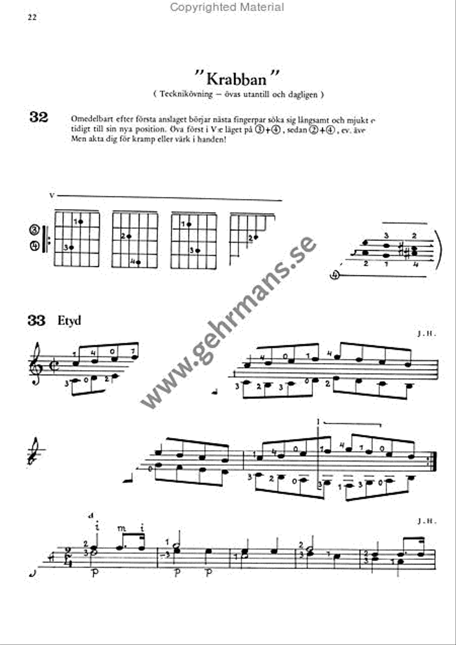 Lar dig spela gitarr 3 Guitar scores gallery preview page 11