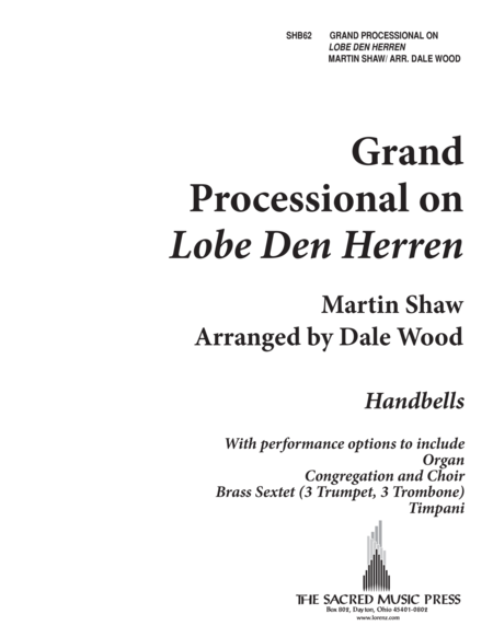 Grand Processional on "Lobe Den Herren" - HB Pt