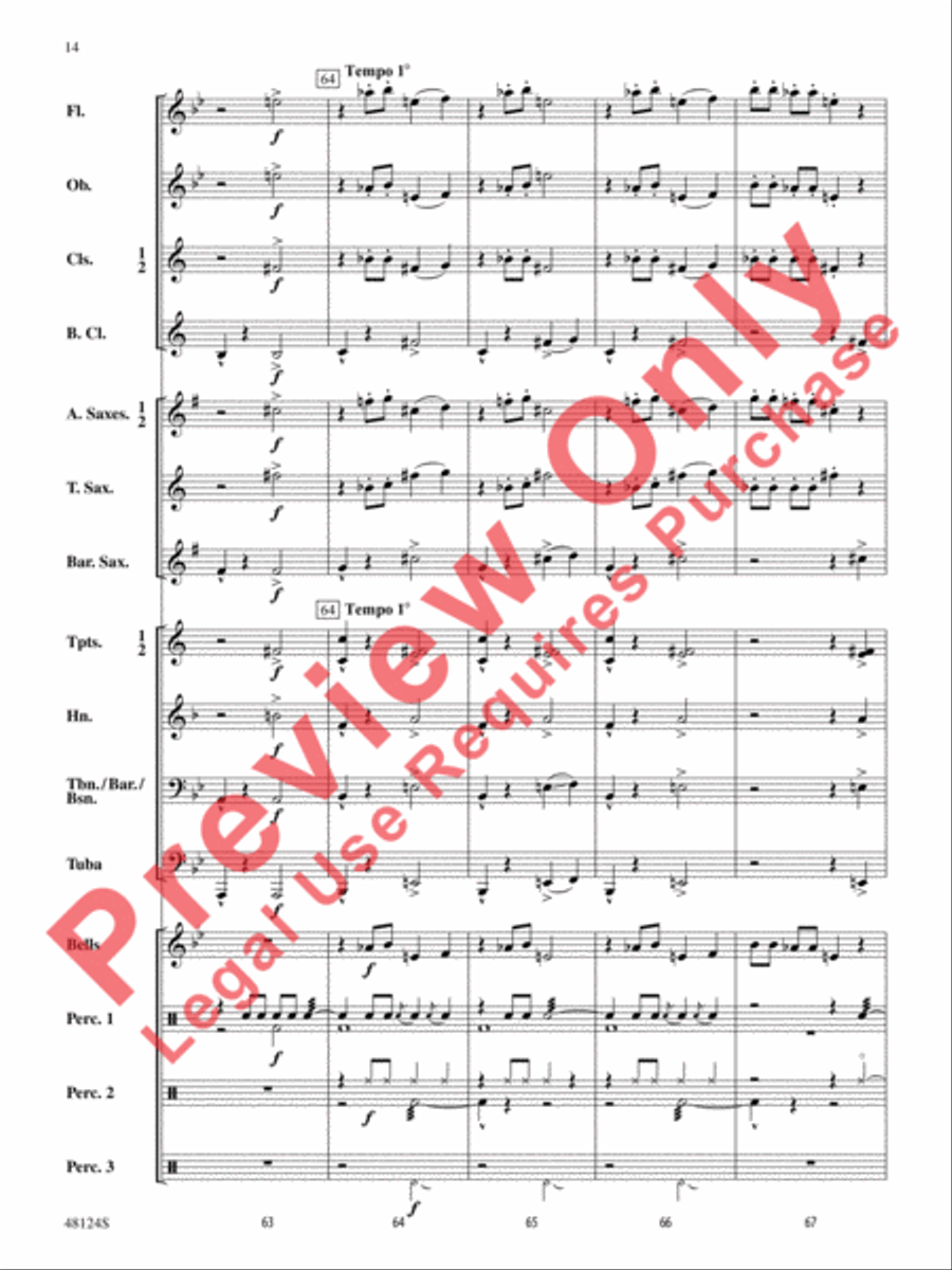 Tin Man Does the Iron City Concert Band scores gallery preview page 15