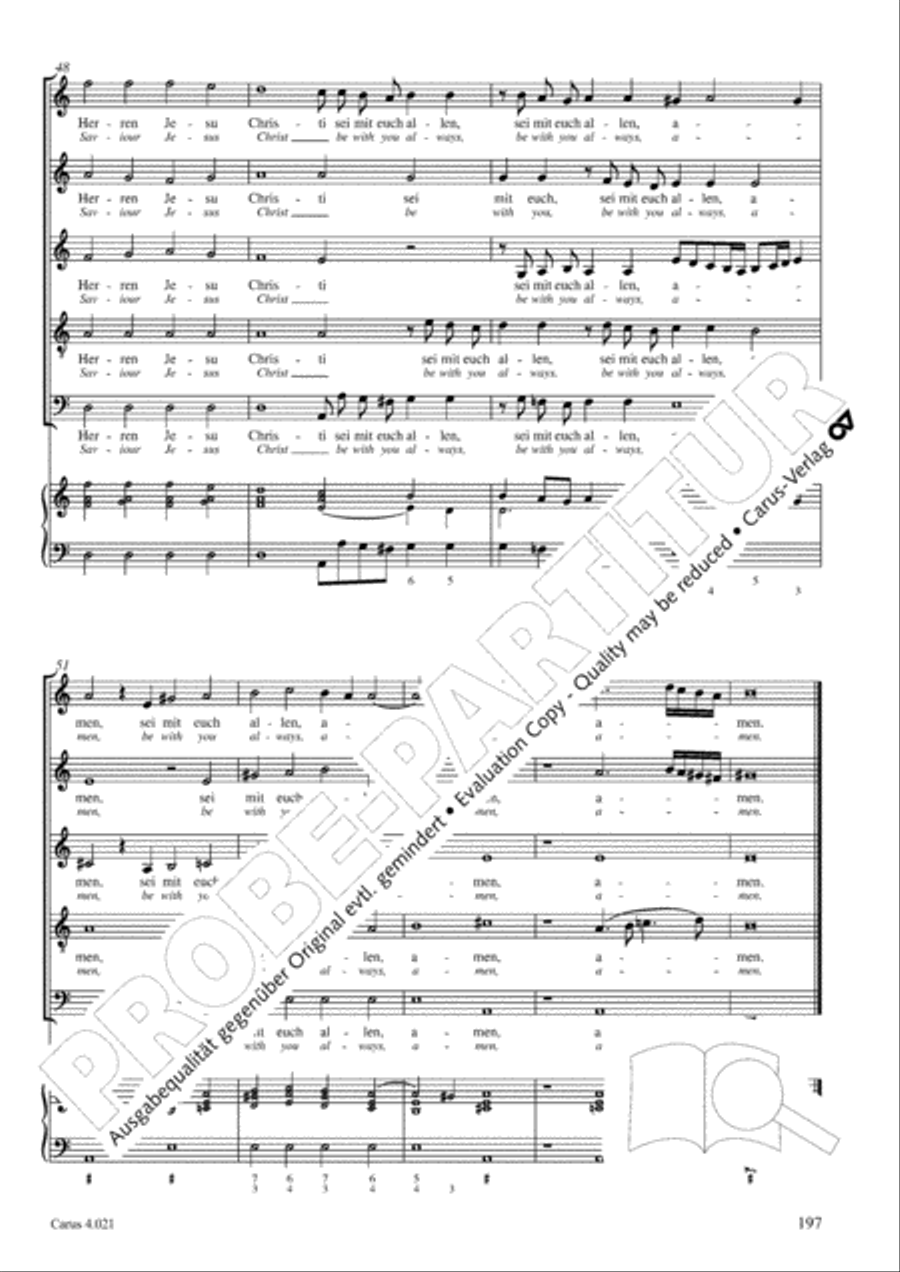 Schein: Israelsbrunnlein. Fontana d'Israel. Complete edition Choir scores gallery preview page 204