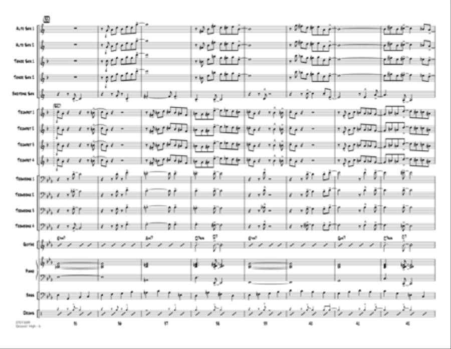 Groovin' High - Conductor Score (Full Score) Conductor Score scores gallery preview page 6