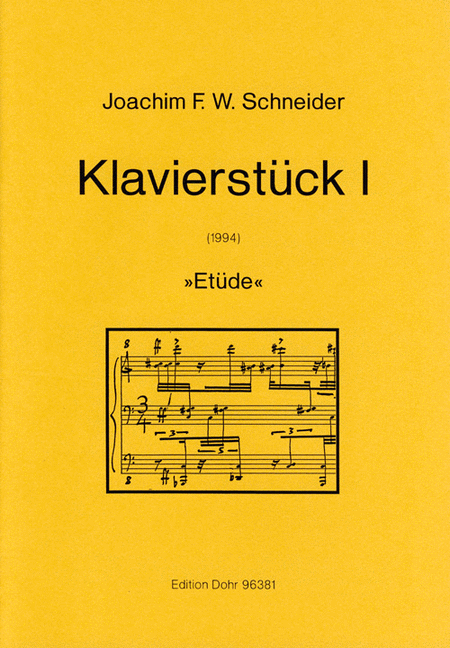 Klavierstück I "Etüde" (1994)