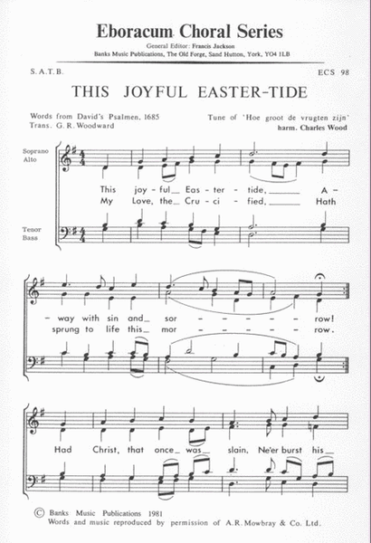 This Joyful Easter-Tide