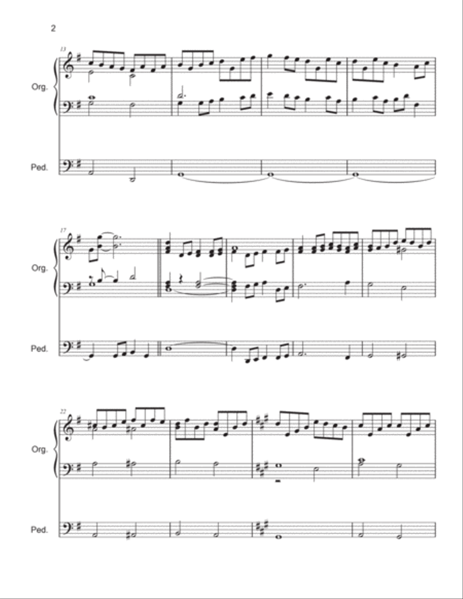 Gloria in Excess for organ by Mark Andersen Organ Solo scores gallery preview page 3