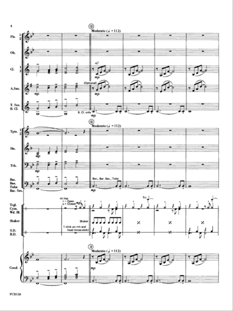 Serenade For Trumpet Concert Band scores gallery preview page 4