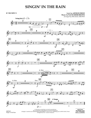 Singin' in the Rain (arr. Michael Brown) - Bb Trumpet 2
