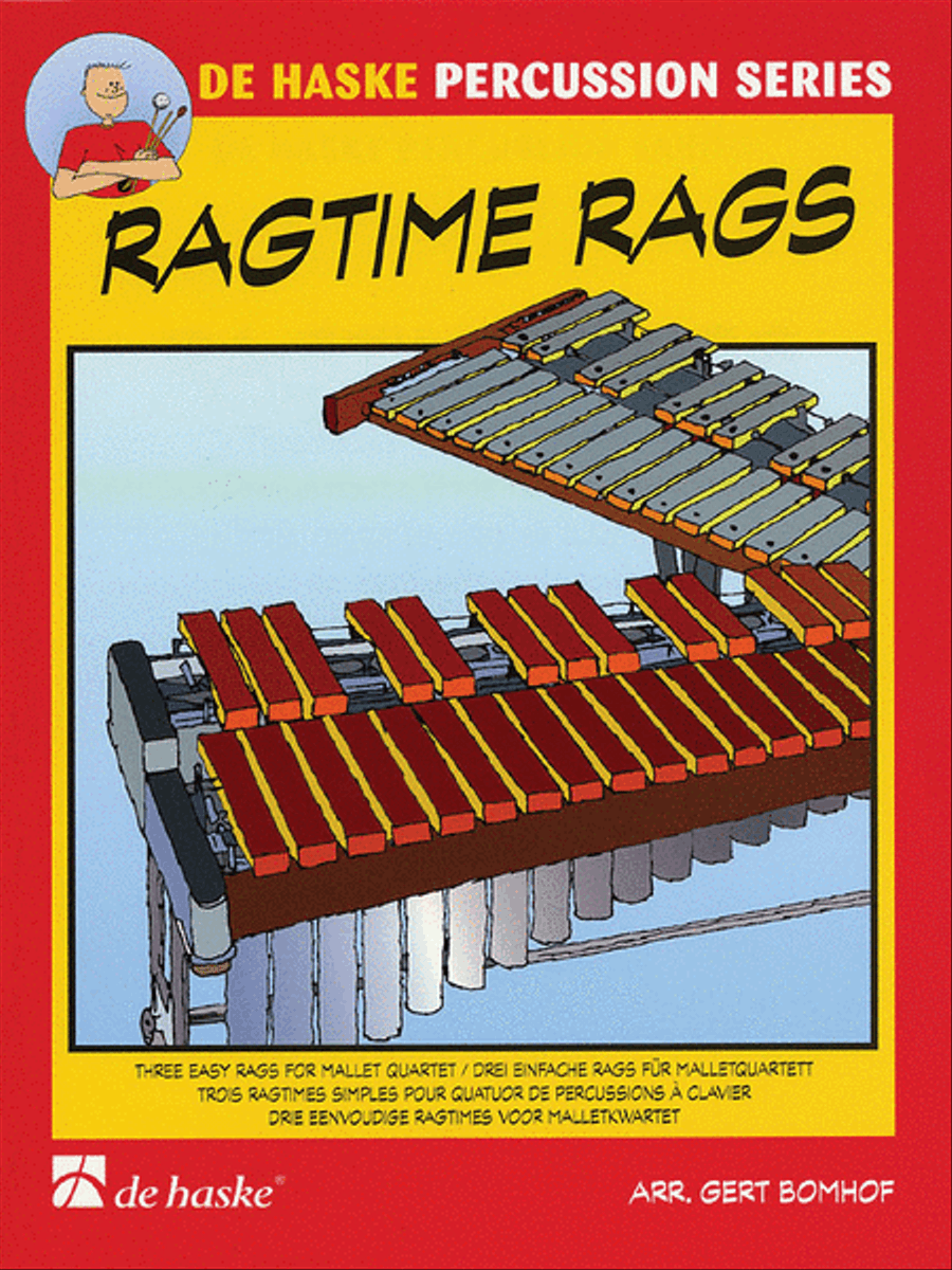 Ragtime Rags – 3 Easy Rags For Mallet Quartet Percussion Ensemble scores gallery preview page 1
