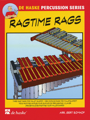 Book cover for Ragtime Rags - 3 Easy Rags For Mallet Quartet