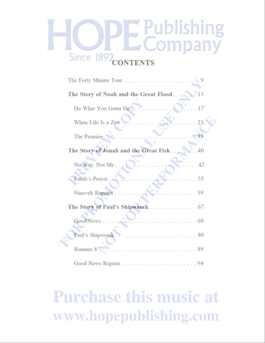 Sailor's Bible Children's Choir scores gallery preview page 3