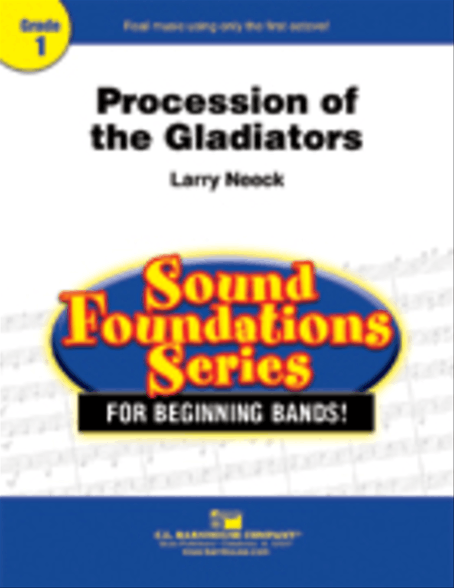 Procession of the Gladiators Concert Band scores gallery preview page 1