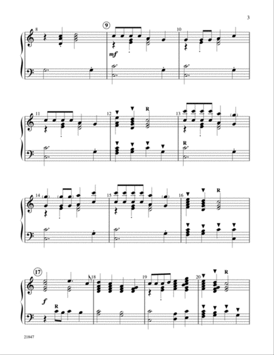 Chatter with the Angels Handbell Choir scores gallery preview page 3