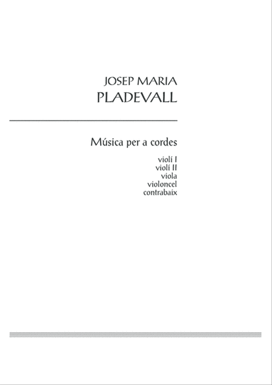 Música per a cordes String Orchestra scores gallery preview page 3