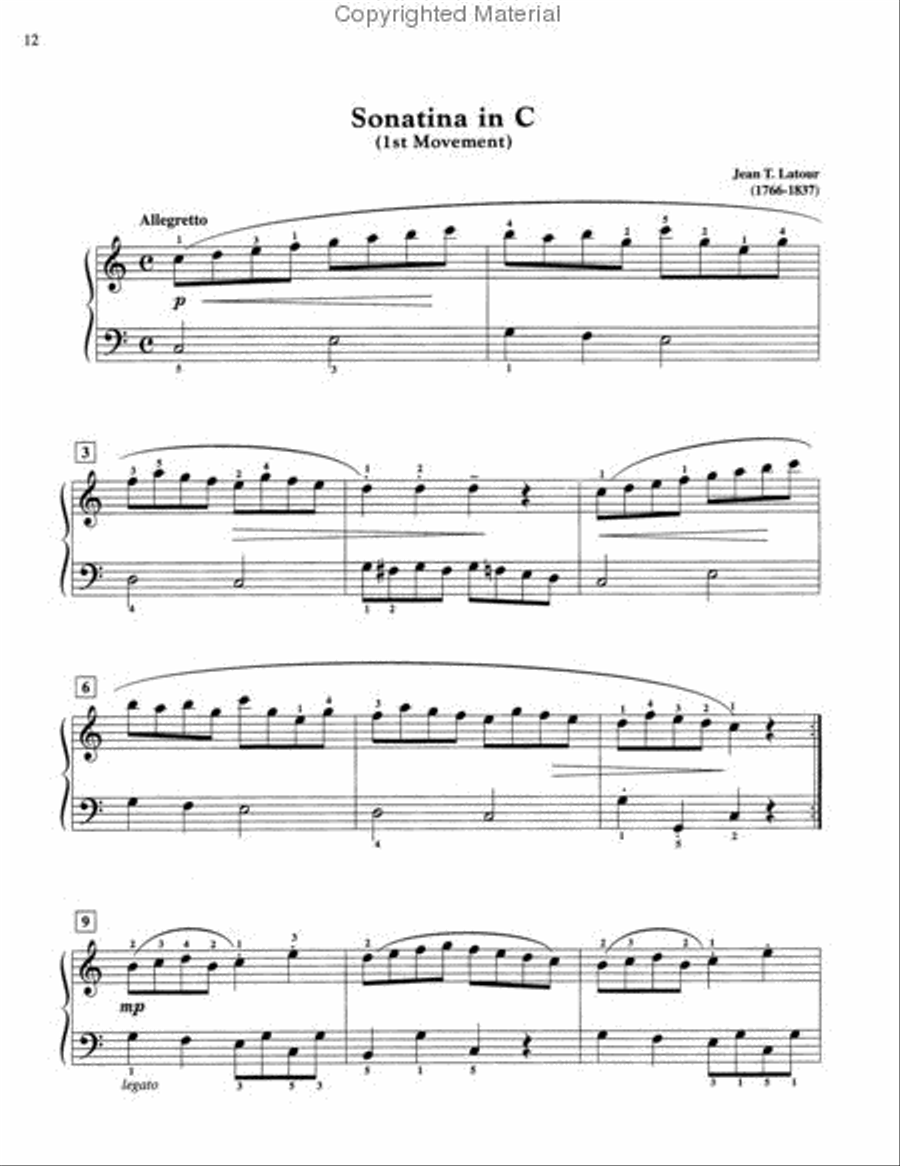 Piano Sonatinas – Book Two Piano Method scores gallery preview page 3