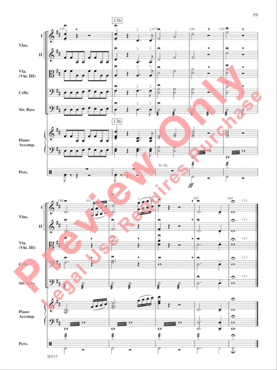 1812 Overture String Orchestra scores gallery preview page 19