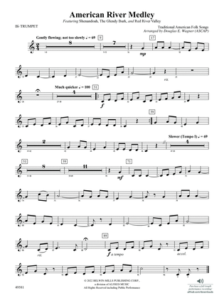 American River Medley: 1st B-flat Trumpet