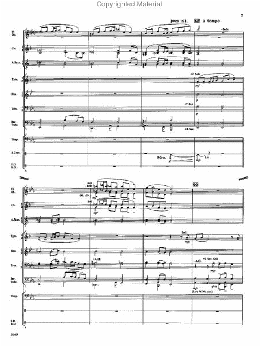 Triumphant Spirit by James Swearingen Concert Band - Sheet Music page 6