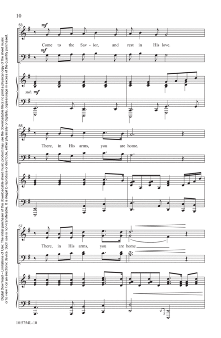 Welcome to Jesus Welcome to Jesus 4-Part scores gallery preview page 10