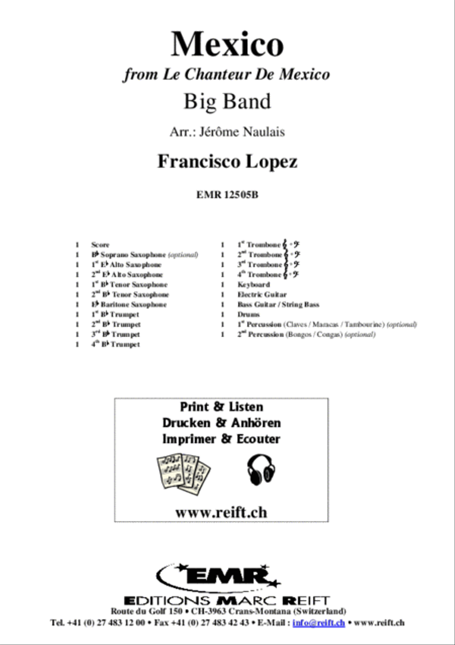 Mexico Big Band scores gallery preview page 2