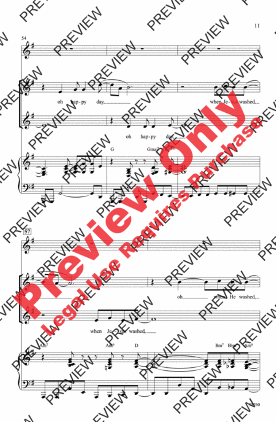 Oh Happy Day 2-Part scores gallery preview page 11