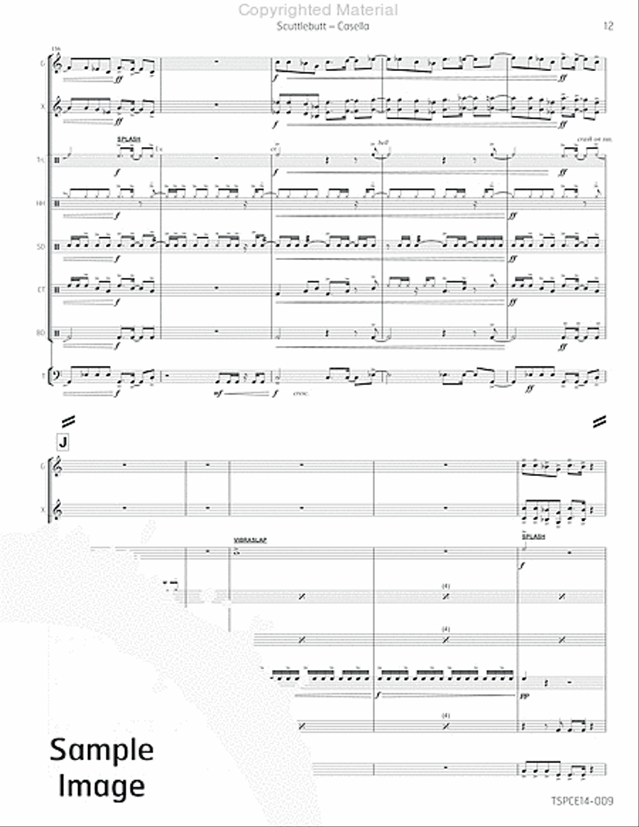 Scuttlebutt Percussion Ensemble scores gallery preview page 16