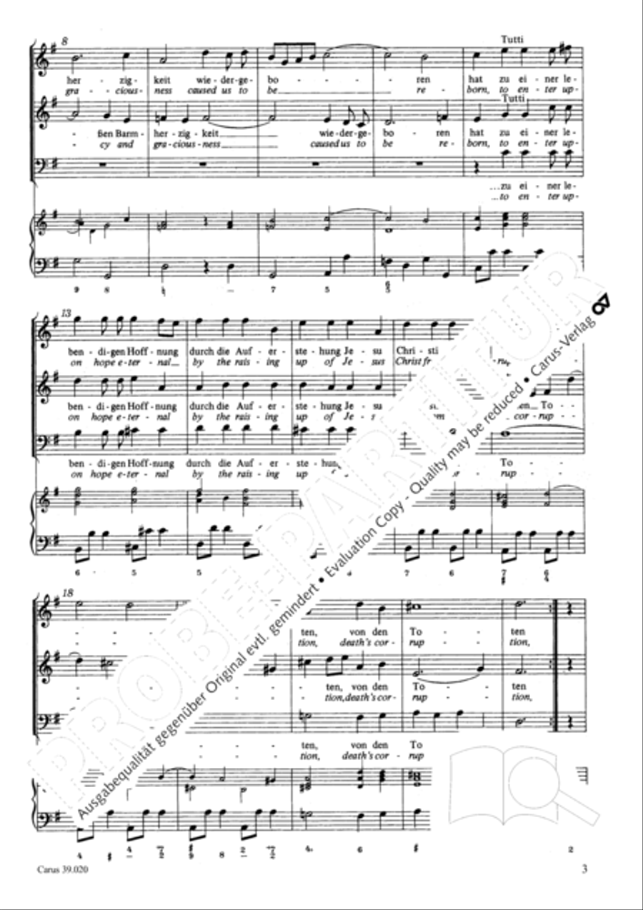 O blest be the Lord O blest be the Lord SA scores gallery preview page 4