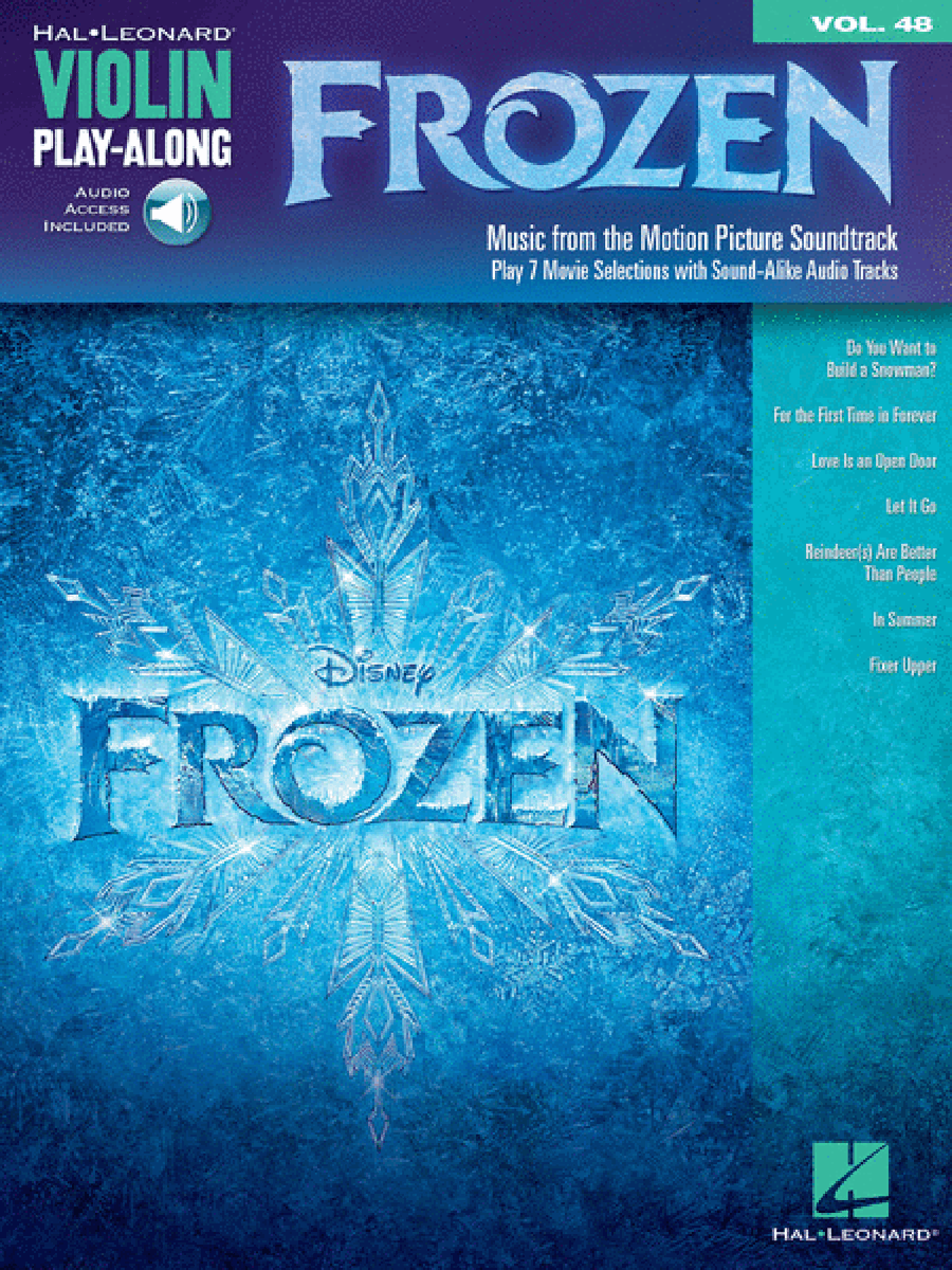 Frozen Violin Solo scores gallery preview page 1