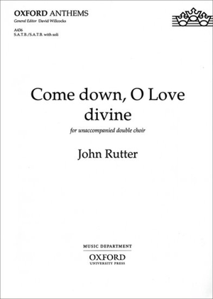 Book cover for Come down, O Love divine