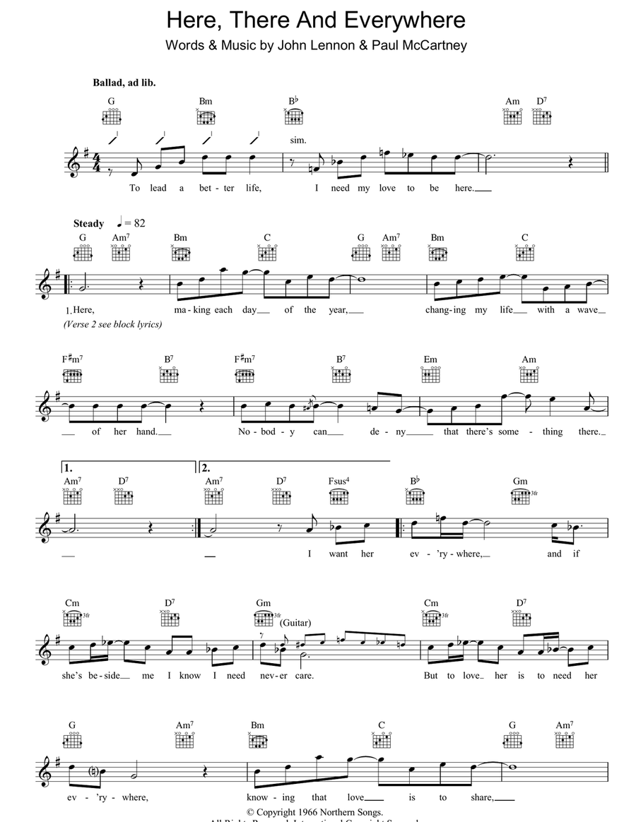 Here, There And Everywhere