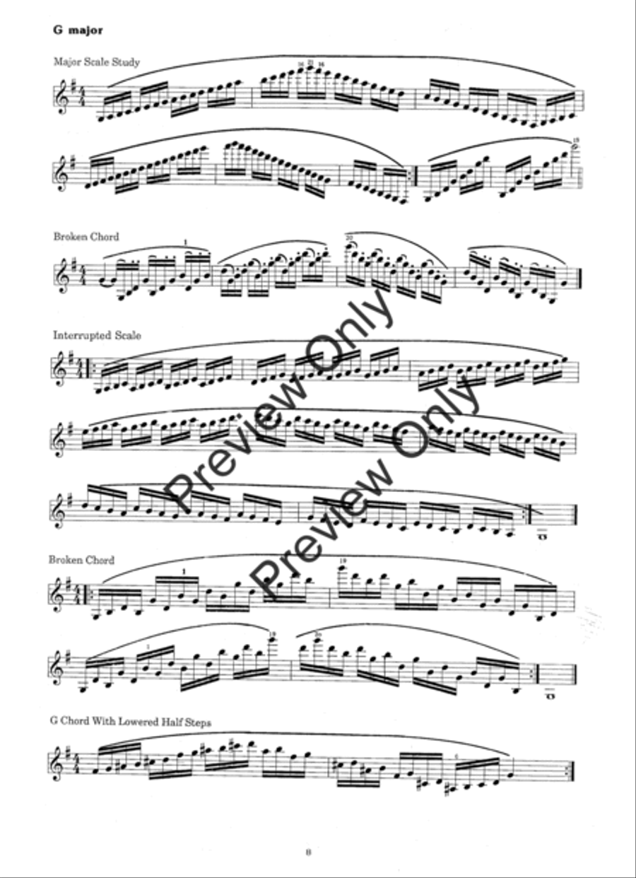Carl Baermann's Celebrated Method For Clarinet, Part 3 Clarinet scores gallery preview page 14