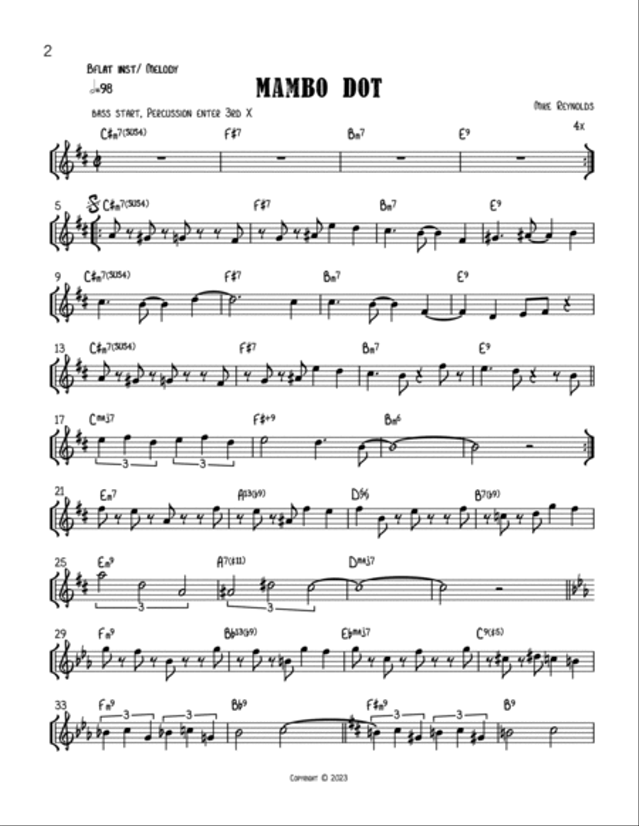 Mambo Dot Mambo Dot Piano scores gallery preview page 5