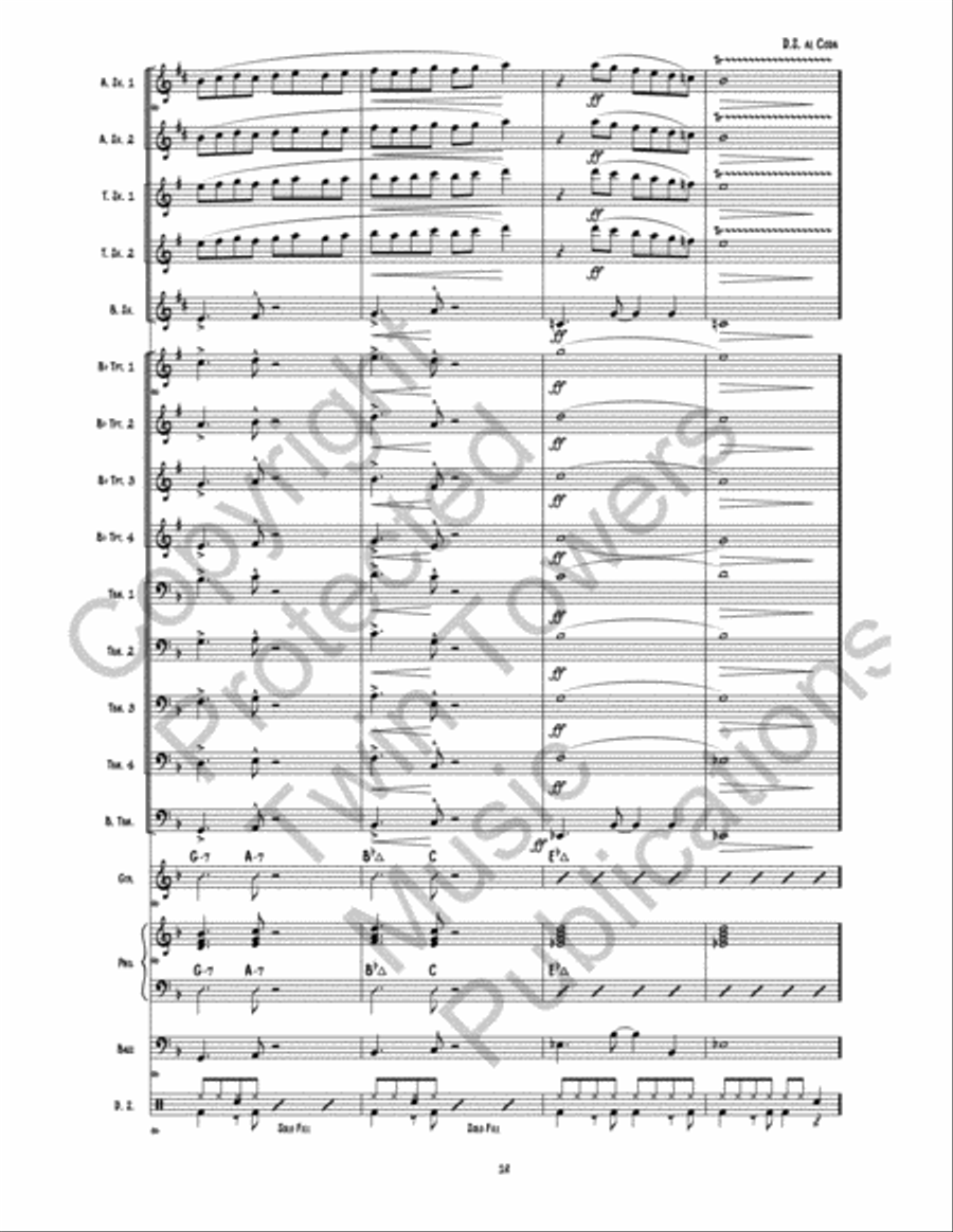 Bossalite Bossalite Jazz Ensemble scores gallery preview page 19
